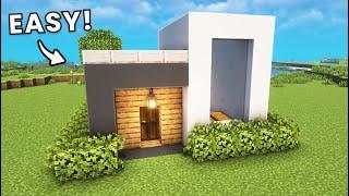 Minecraft: How to Build a Modern House Tutorial (Easy)