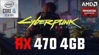 Cyberpunk 2077 RX 470 4GB 1080p, 900p, 720p