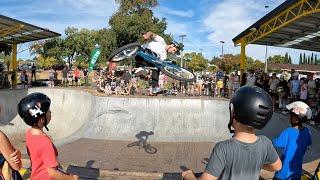 I GOT SWARMED BY KIDS AT THE SKATEPARK!!