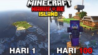 100 Hari Minecraft Hardcore Tapi PULAU TERPENCIL