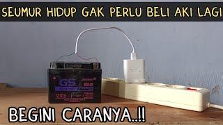 Ide kreatif Membuat cas aki dari Charger HP