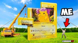 Building the World's Largest Pokemon Pikachu Card Collection!