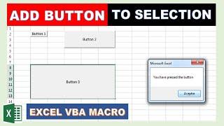Add Buttons To Selection Excel VBA Macro