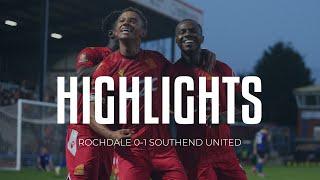 Highlights: Rochdale 0-1 Southend United