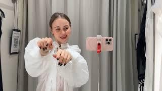 [4K] Transparent Try on Haul | Transparent elegant blouse l No Bra