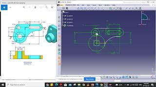 Simplest way of 2D modelling in CATIA | CATIA Tutorials