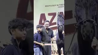 Ajay Devgan With Son Arrive for Promoting the Movie #azaad