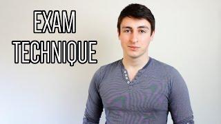 Exam technique! - Run-up to exams