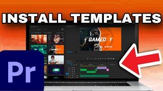 How To Install Motion Graphics Templates From Motion Array Into Premiere Pro 2024