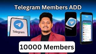 Telegram Group එකට Members ලක්ෂයක් Add කරගමු | Python Script