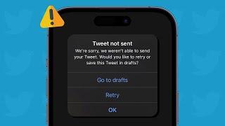Twitter 'Tweet not sent' error troubling a section of users