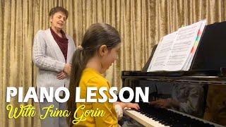 Piano Lesson with Irina Gorin | "Adagio" by Tchaikovsky | The Gorin Institute