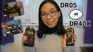 ASMR NEW MIC TEST - Tascam DR05 vs DR40X ️ (Intense Mic Triggers) [Soft Speaking]