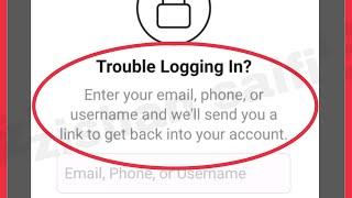 Instagram Fix Trouble logging in Problem Solve