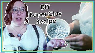 Making Paper Clay from Scratch at Home with UB Draws