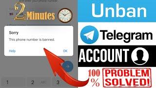 unban telegram account | telegram banned phone number solution