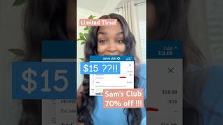 Sam's Club Membership is 70% Off - Only $15! (VIRAL) #grocerydeals #fallsale #exclusivediscounts