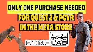 How to Purchase BONELAB Once for Both Quest 2 & PCVR FULL VIDEO (Works for all Cross-Buy Games)