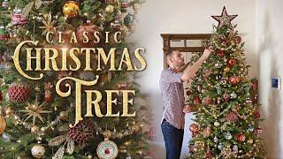 Christmas Tree Decorating - Classic Traditional Family Christmas Tree - Decorate With Me - Tutorial