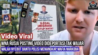 Viral! WNA Rusia Posting Video Dideportasi Tak Wajar