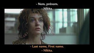 FRENCH LESSON - french movie to learn french ( french + english subtitles ) NIKITA part1