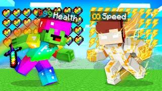 GODSPEED Armor JJ vs RAINBOW Armor Mikey in Minecraft - Maizen JJ and Mikey