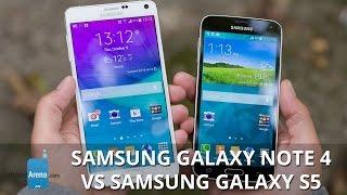 Samsung Galaxy Note 4 vs Samsung Galaxy S5