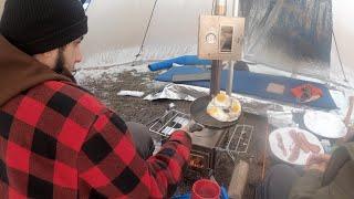 Ultimate winter camping setup️ Seek Outside tipi & Winnerwell stove
