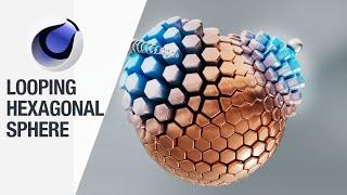 Sphere Looping Animation with Cinema 4D Mograph and Deformers