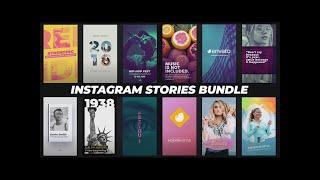 Instagram Stories Bundle  Bestsellers  After Effects Template