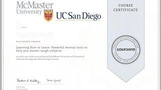 Learning how to learn | Coursera course | All quiz answers | compulsory for all.