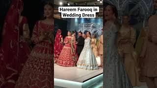 Hareem Farooq in Wedding dress Ramp Walk #hareemfarooq #weddingdress #weddingSeason #weddingtheme