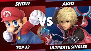 Kowloon Kagaribi - Snow (Mario) Vs. Akio (Shulk) Smash Ultimate - SSBU