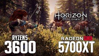 Horizon Zero Dawn on Ryzen 5 3600 + RX 5700 XT 1080p, 1440p benchmarks!
