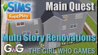The Sims Freeplay- Multi Story Renovations Quest