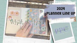 PLANNER LINE UP 2024 | What am I using!?!