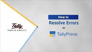 How to Use TallyHelp to Resolve Errors in TallyPrime | TallyHelp