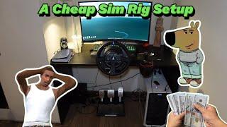 My First Cheap Sim Racing Rig Setup