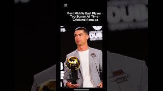 Globe Soccer: Best Middle East PlayerTop Scorer All Time - Cristiano Ronaldo