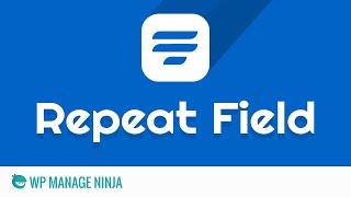 Repeat Input Field in WP Fluent Form WordPress Plugin
