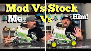 Traxxas Bandit Sprint Car Mod vs Stock it’s NOT Faster!