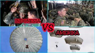 Aksi Mengesankan! Terjun Payung TNI VS US Army