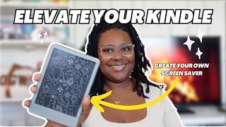 How to Create a CUSTOM Kindle Screensaver + MORE Kindle Tips for Beginners | Kindle Paperwhite