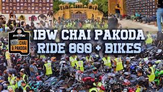 IBW CHAI PAKODA RIDE 2024 MUMBAI | Almost 800 plus riders crazy superbikes toofani ride