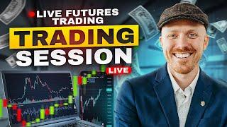 2 Trades | Day Trading Live! Monday Morning Session 10.7.24 - Futures Trading Live with ICT Concepts