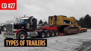 Types of Trailers | Flatbed, Step Deck, Lowboy, RGN, and More