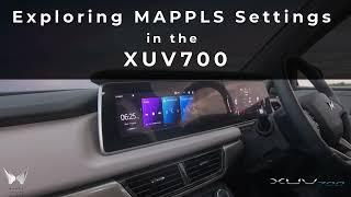 XUV700 | Exploring Mappls Settings