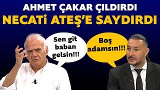 Ahmet Çakar o yanıt sonrası küplere bindi! Necati Ateş'e saydırdı