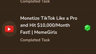 Monetize TikTok Like a Pro and Hit $10,000/Month Fast! | MemeGirls code