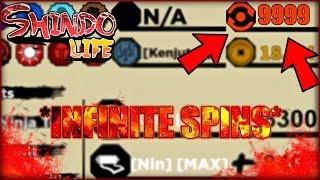 [CODE] FASTEST WAY TO GET *SPINS* (INFINITE SPINS) | Shindo Life